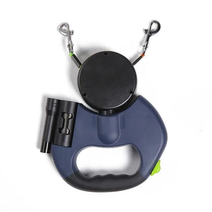 LED Automatic Retractable Traction Rope with Two-Headed and  Plastic Bag Box Dog Leash Dog Chain Pet Supplies Dog Accessories